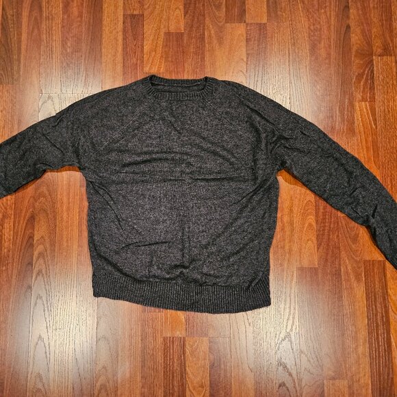 J.Crew Crewneck Sweater – Charcoal Gray | Classic Cotton Essential - Picture 3 of 8